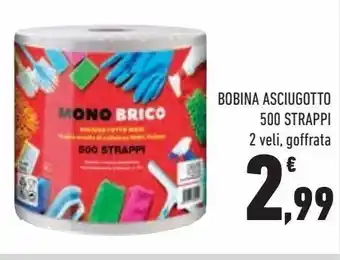 Bobina asciugotto 500 strappi