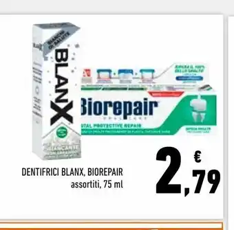Conad Dentifrici blanx, biorepair offerta