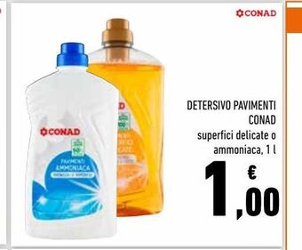 Conad Detersivo pavimenti conad offerta