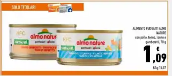 Conad Alimento per gatti almo nature offerta