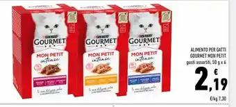 Conad Alimento per gatti gourmet mon petit offerta