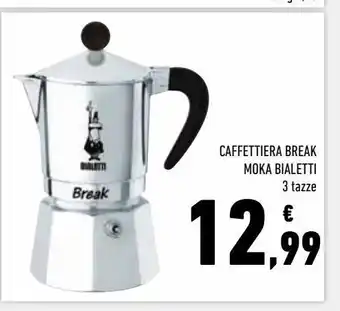 Conad Caffettiera break moka bialetti offerta
