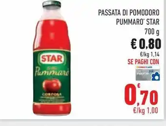 Conad City Passata di pomodoro pummaro' star offerta