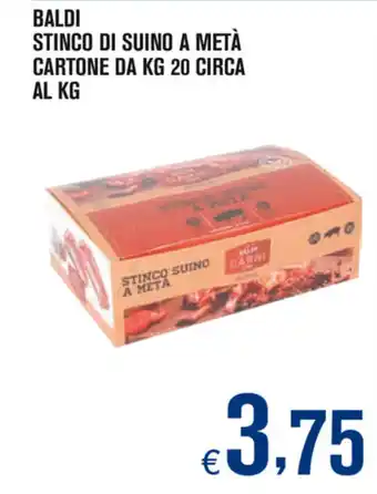 Adhoc Baldi Stinco di Suino A Metà Cartone 20kg Circa offerta
