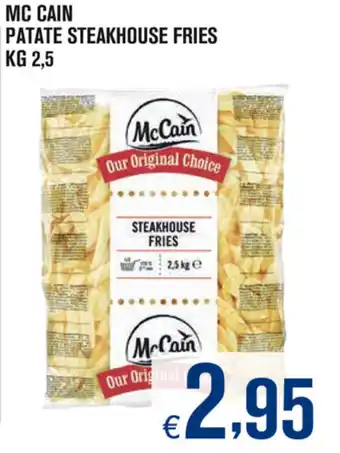 Mc Cain Patate Steakhouse Fries 2,5kg
