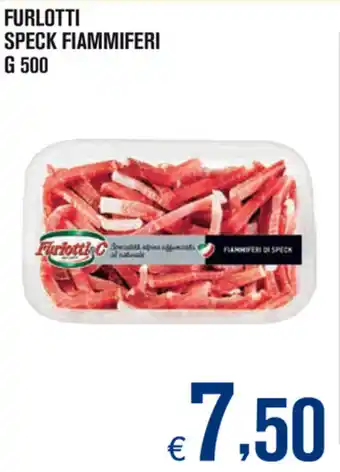 Adhoc Furlotti Speck Fiammigeri 500g offerta