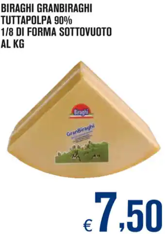 Adhoc Biraghi Graniraghi Tuttapolpa 90% 1/8 di Forma Sottovuoto offerta