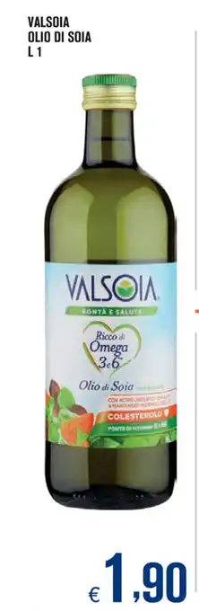 Adhoc Valsoia Olio di Soia 1L offerta