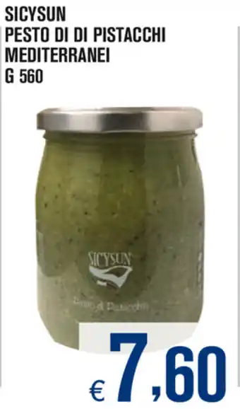 Adhoc Sicysun Pesto di di Pistacchi Mediterranei 560g offerta