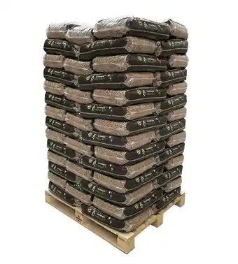 Eurobrico Promo bancale pellet in legno di abete 70 sacchi da 15 kg ciascuno, certificato en plus a1 offerta