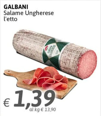 Crai Galbani Salame Ungherese l'etto offerta