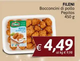Crai Fileni Bocconcini di Pollo Pepitos 450 g offerta