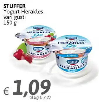 Crai Stuffer Yogurt Herakles vari gusti 150 g offerta