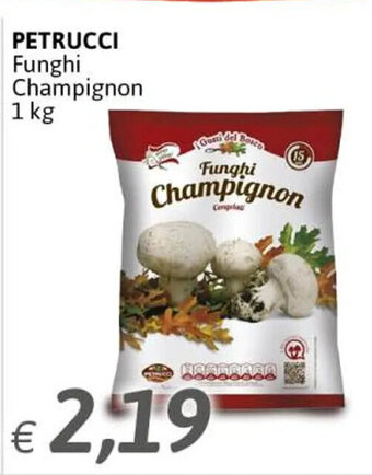 Crai Petrucci Funghi Champignon 1 kg offerta