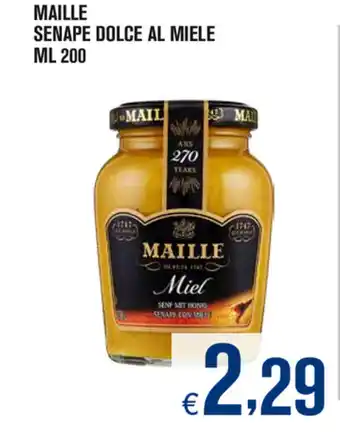 Adhoc Maille Senape Dolce Al Miele 200ml offerta