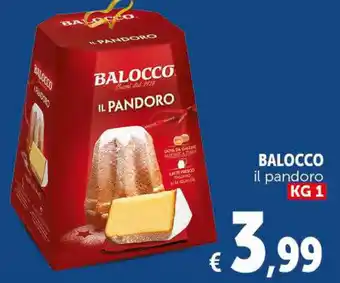 Deco Supermercati Balocco il pandoro 1 kg offerta