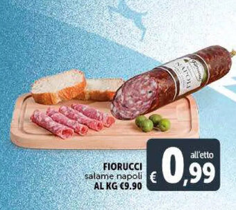 Deco Supermercati Fiorucci salame napoli offerta