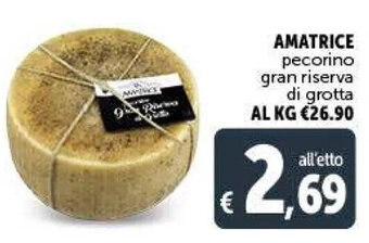Deco Supermercati Amatrice pecorino gran riserva di grotta offerta