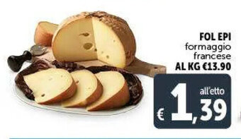 Deco Supermercati Fol Epi formaggio francese offerta