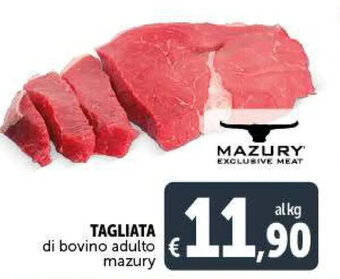 Deco Supermercati Tagliata di bovino adulto mazury offerta