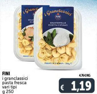 Deco Supermercati Fini i Granclassici pasta fresca vari tipi g 250 offerta