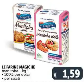 Deco Supermercati Le Farine Magiche Farina manitoba kg 1 100% per dolci/per salati offerta