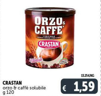 Deco Supermercati Crastan orzo & caffè solubile g 120 offerta