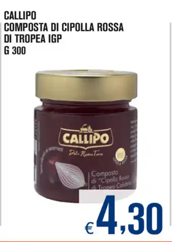 Callipo Composta di Cipolla Rossa di Tropea IGP 300g