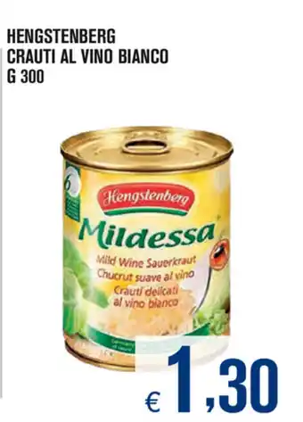 Adhoc Hengstenberg Crauti Al Vino Bianco 300g offerta