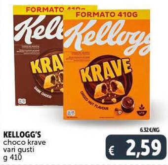 Deco Supermercati Kellogg's choco krave vari gusti g 410 offerta