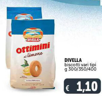 Divella biscotti vari tipi g 300/350/400