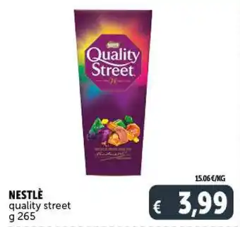 Deco Supermercati Nestlè qualita street g 265 offerta