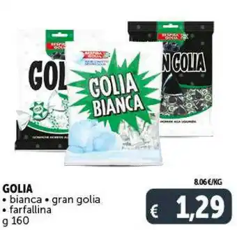 Golia bianca/gran golia/farfallina g 160