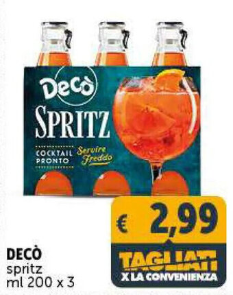 Decò spritz ml 200 x 3