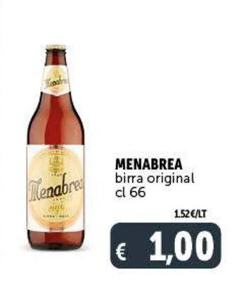 Deco Supermercati Menabrea birra original cl 66 offerta