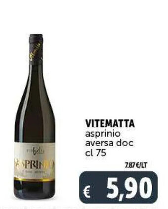 Deco Supermercati Vitematta asprinio aversa doc cl 75 offerta