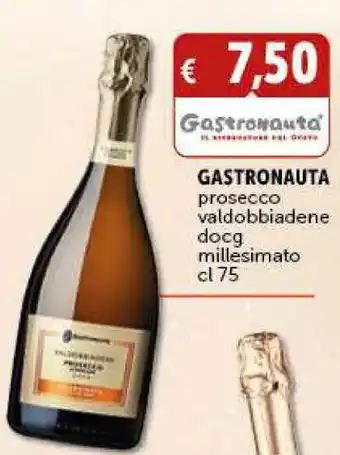 Deco Supermercati Gastronauta prosecco valdobbiadene docg millesimato offerta