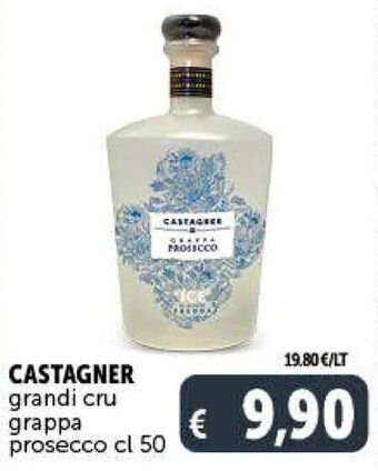 Deco Supermercati Castagner grandi cru grappa prosecco cl 50 offerta