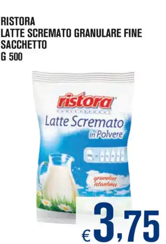 Adhoc Ristora Latte Scremato Granulare Fine Sacchetto 500g offerta