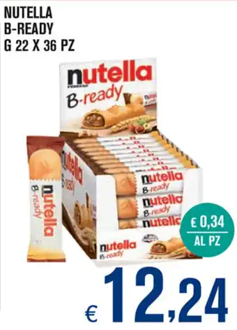 Adhoc Nutella B-ready 22g x 36pz offerta