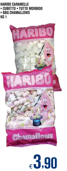 Adhoc Haribo Caramelle BBQ Chamallows 1kg offerta
