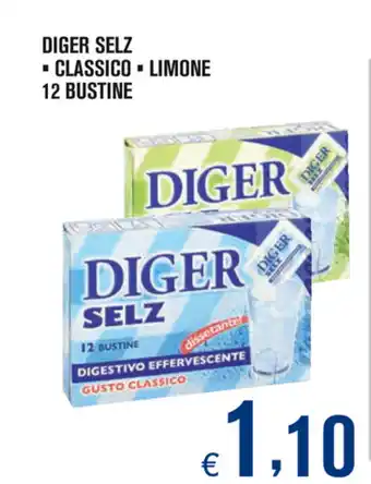 Adhoc Diger Selz Classico e Limone 12 Bustine offerta