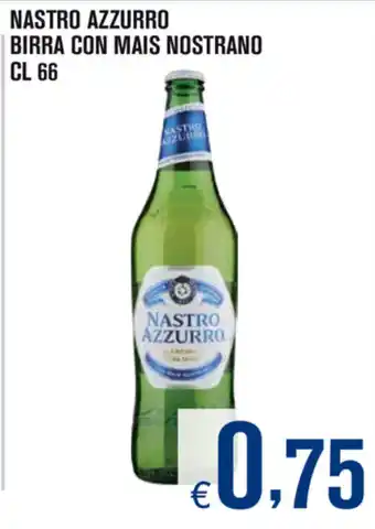 Adhoc Nastro Azzurro Birra con Mais Nostrano 66cl offerta