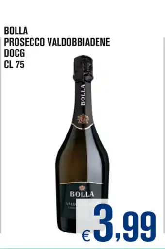 Adhoc Bolla Prosecco Valdobbiadene Docg 75cl offerta
