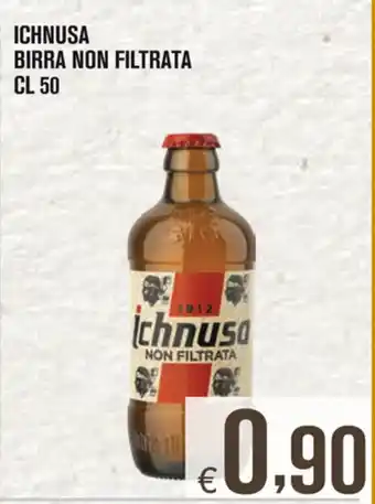 Adhoc Ichnusa Birra non Filtrata 50cl offerta