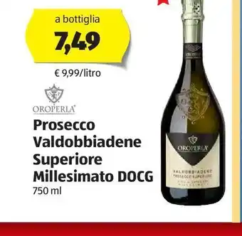 ALDI Prosecco valdobbiadene superiore millesimato docg offerta