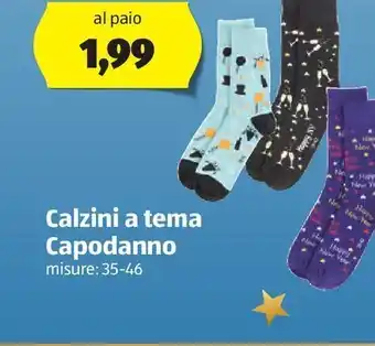 ALDI Calzini a tema capodanno offerta