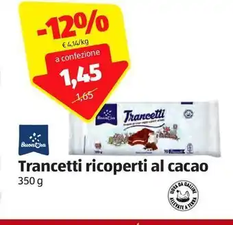 ALDI Trancetti ricoperti al cacao trancetti mit offerta