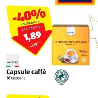 ALDI Capsule caffe offerta