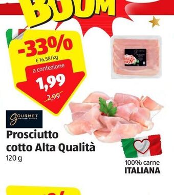 ALDI Prosciutto cotto alta qualita offerta